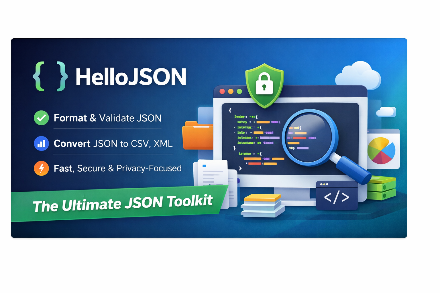 HelloJSON.io – Modern JSON tools for developers